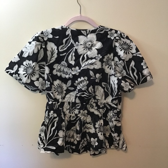 Anthropologie Somerset Blouse Top L Floral - Picture 2 of 6